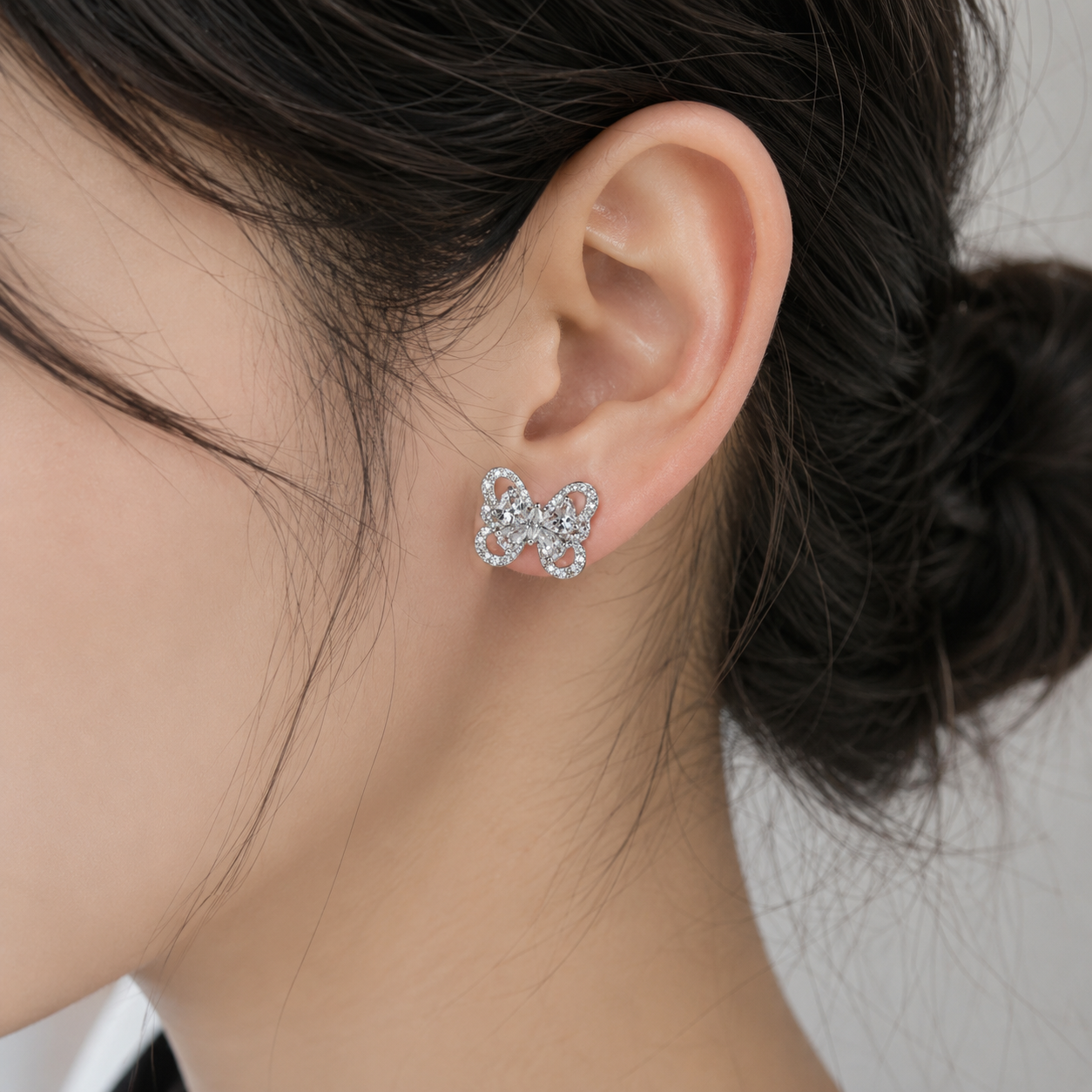 Twinkle Butterfly Stud Earrings