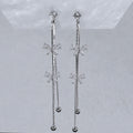 Celeste Bow Tassel Clip-On Earrings