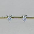 Bow Sparkle Stud Earrings