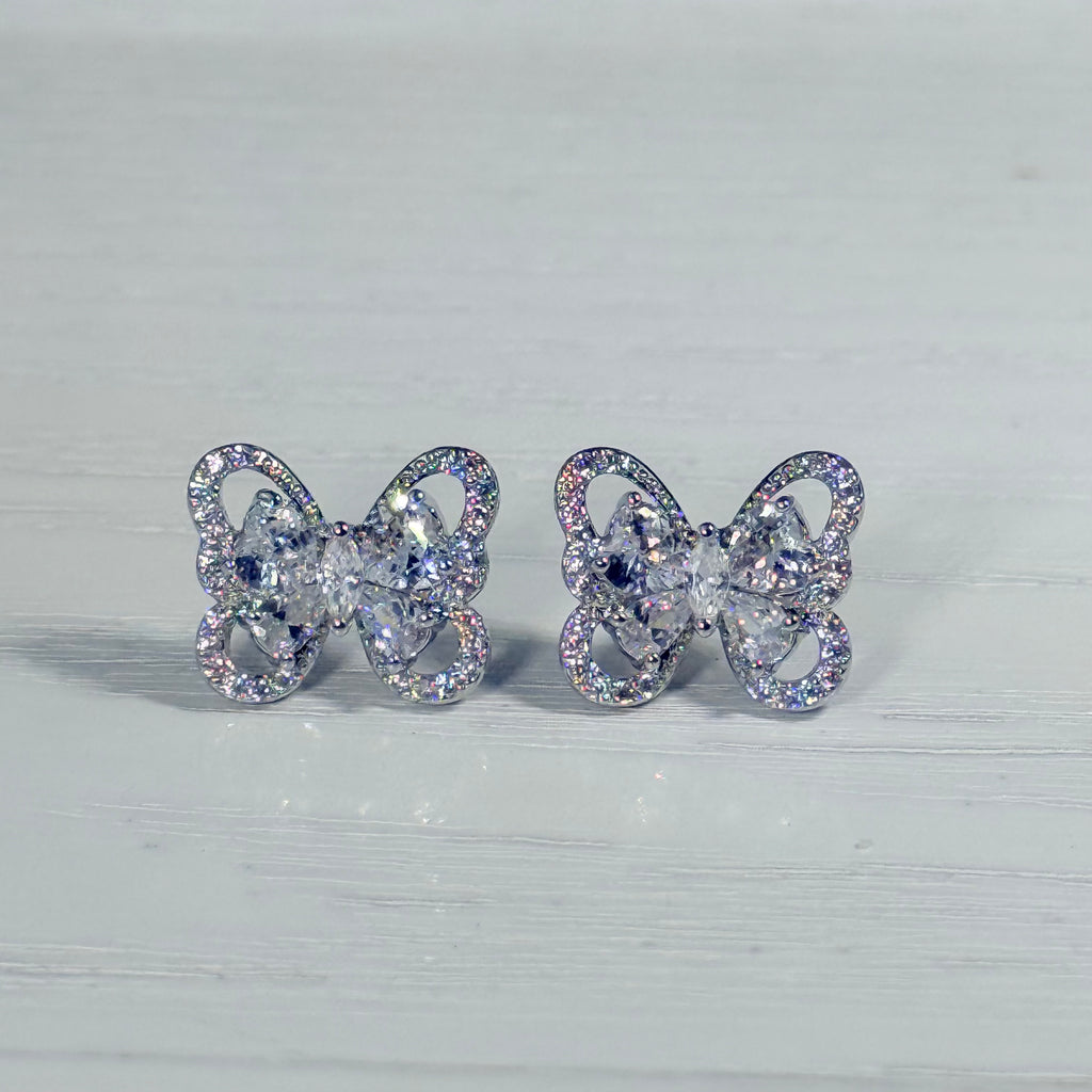 Twinkle Butterfly Stud Earrings