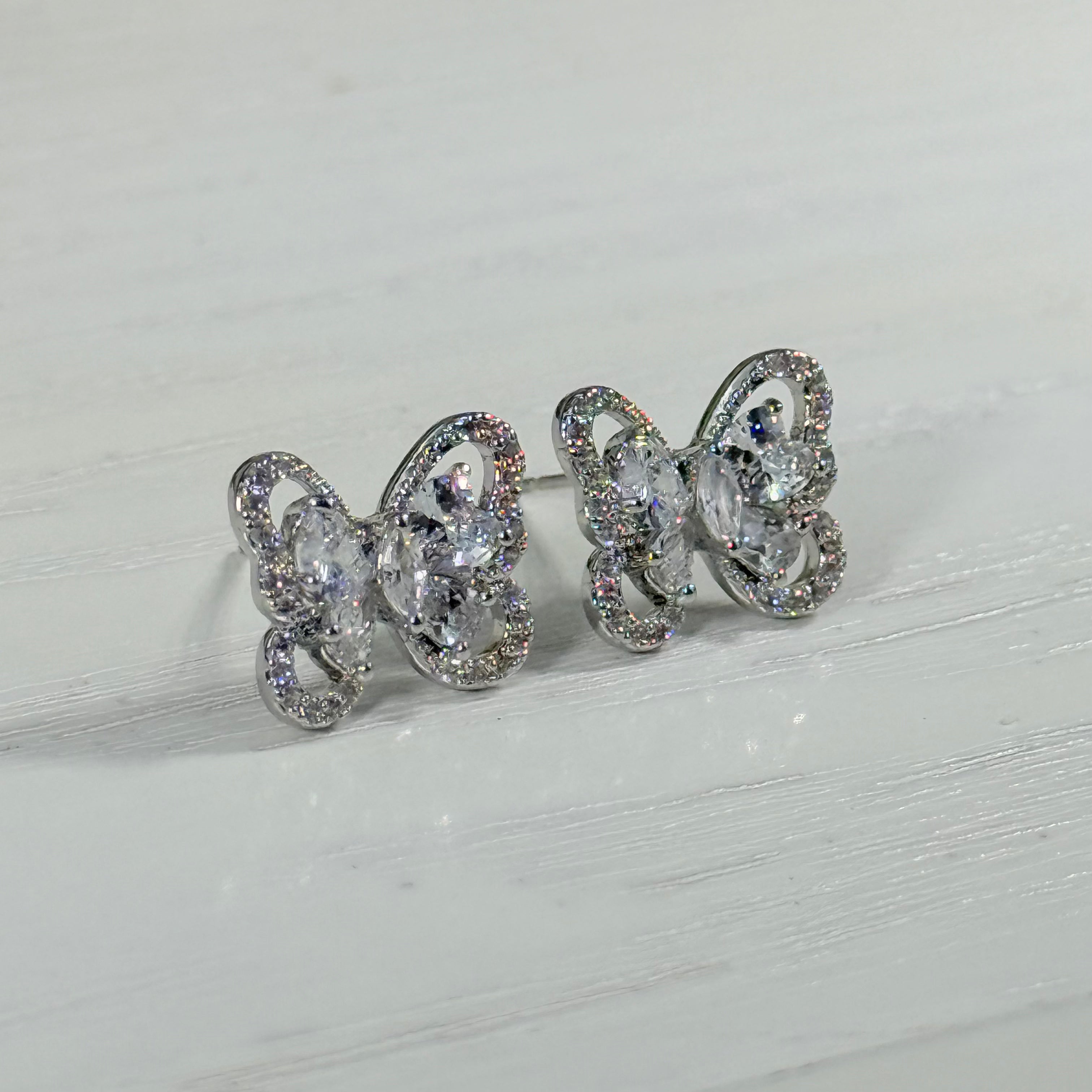 Twinkle Butterfly Stud Earrings