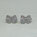 Sparkle Bow Stud Earrings