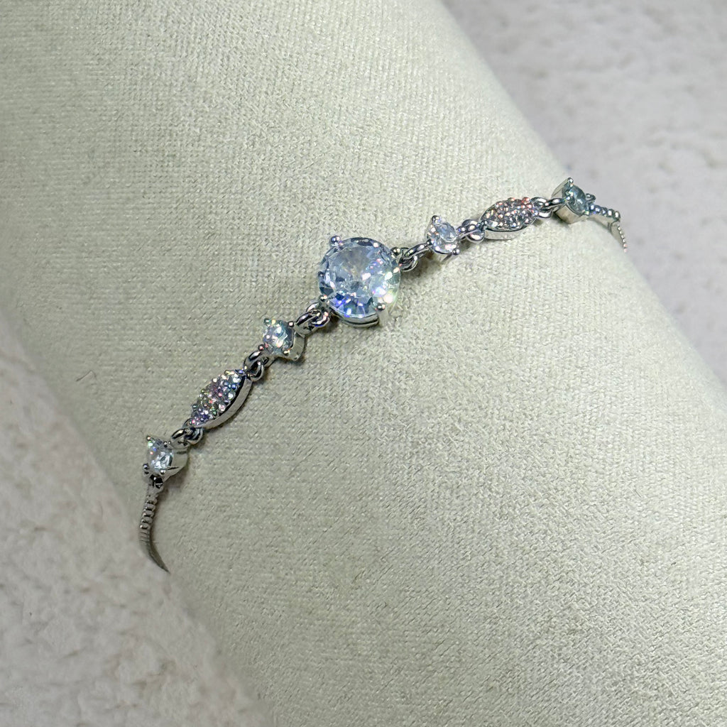 Brilliant Round Crystal Bracelet