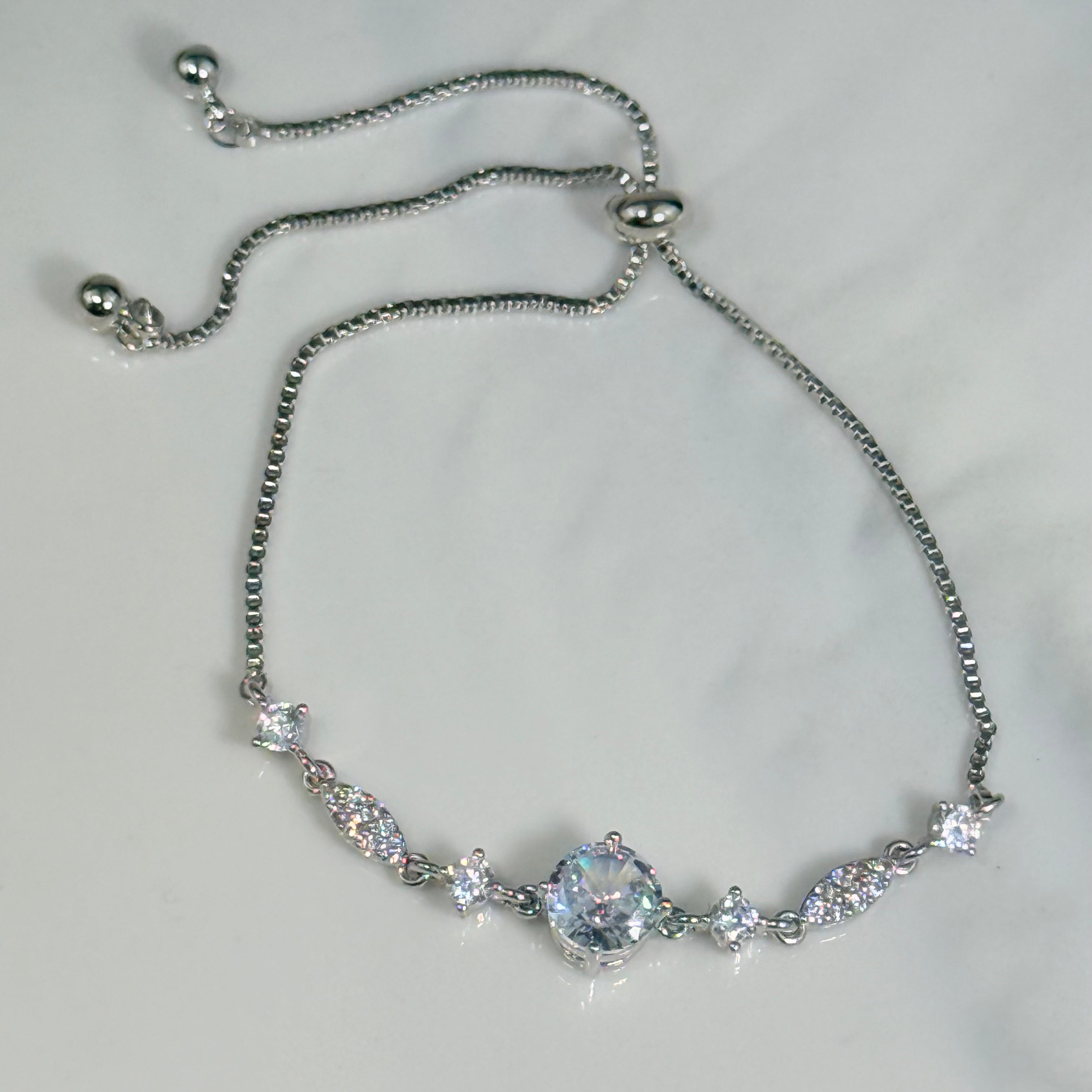 Brilliant Round Crystal Bracelet