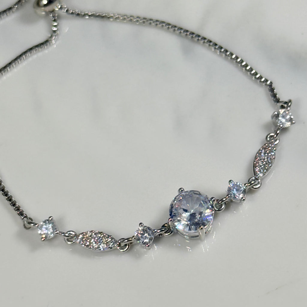 Brilliant Round Crystal Bracelet