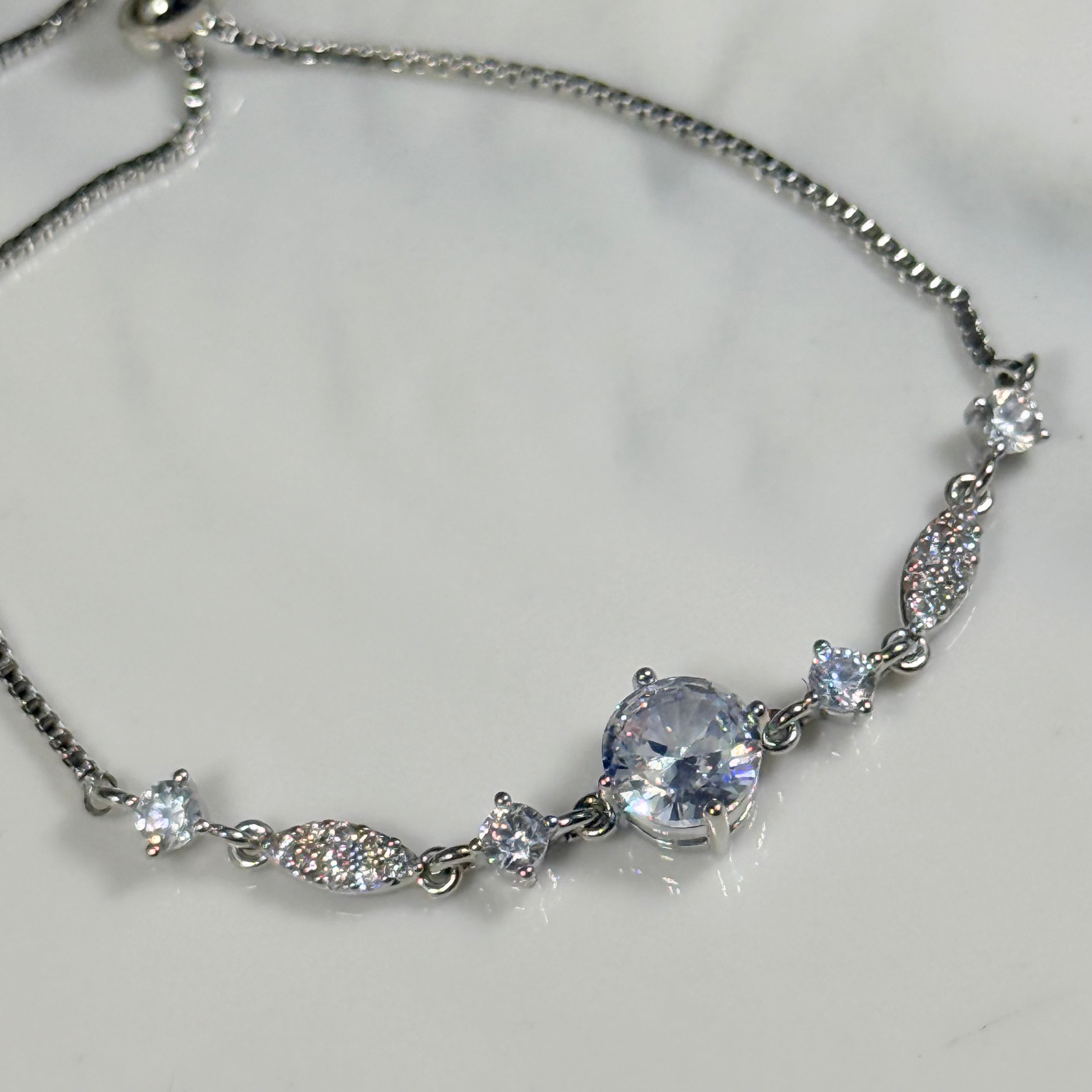 Brilliant Round Crystal Bracelet