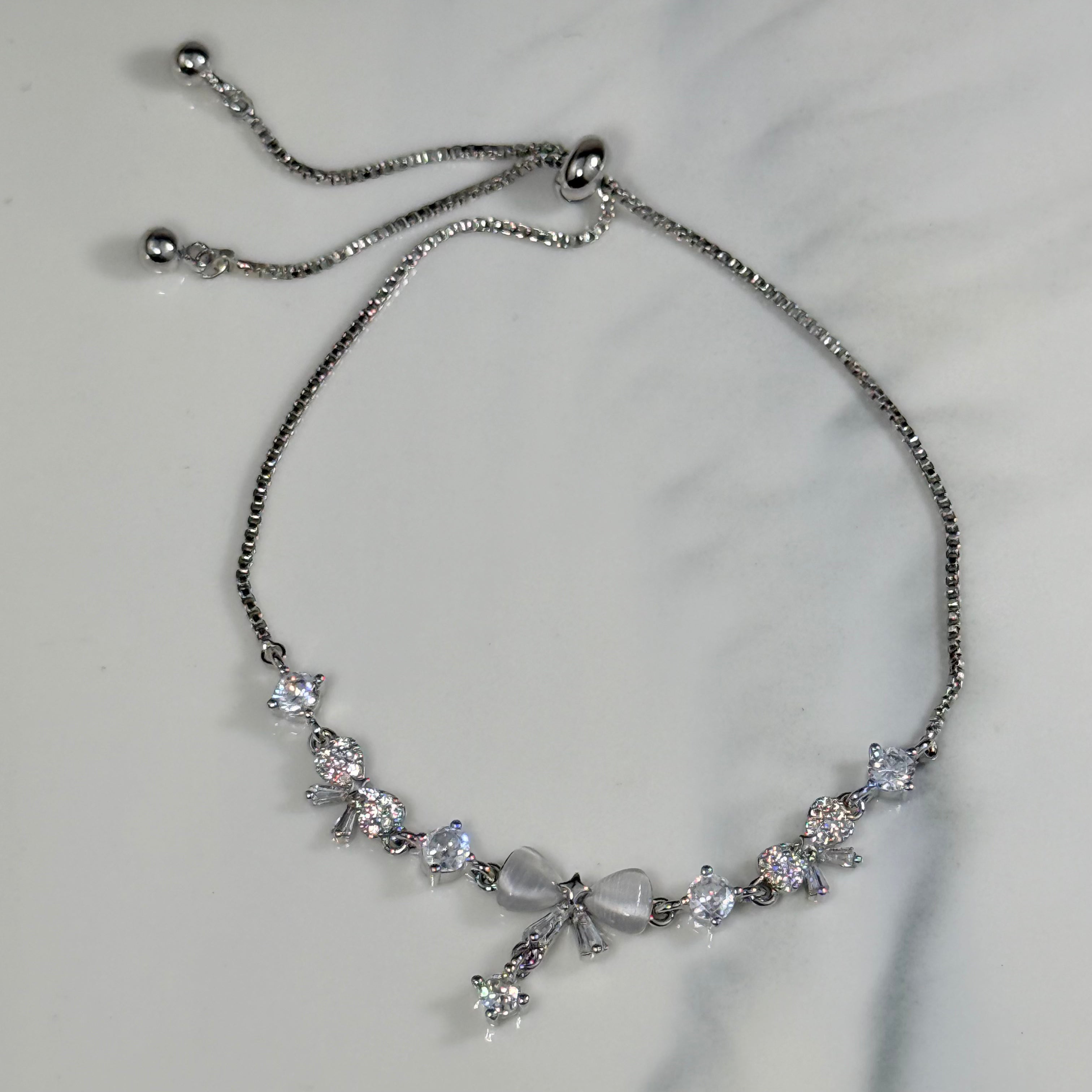 Cat's Eye Ribbon Bracelet