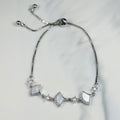 Trio Mother of Pearl Fan Bracelet