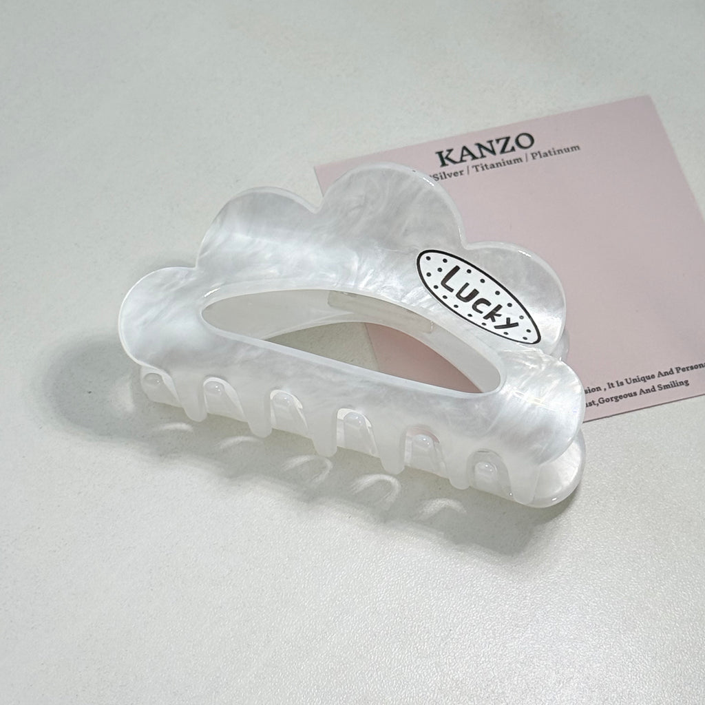 Lucky Cloud Acetate Hair Claw