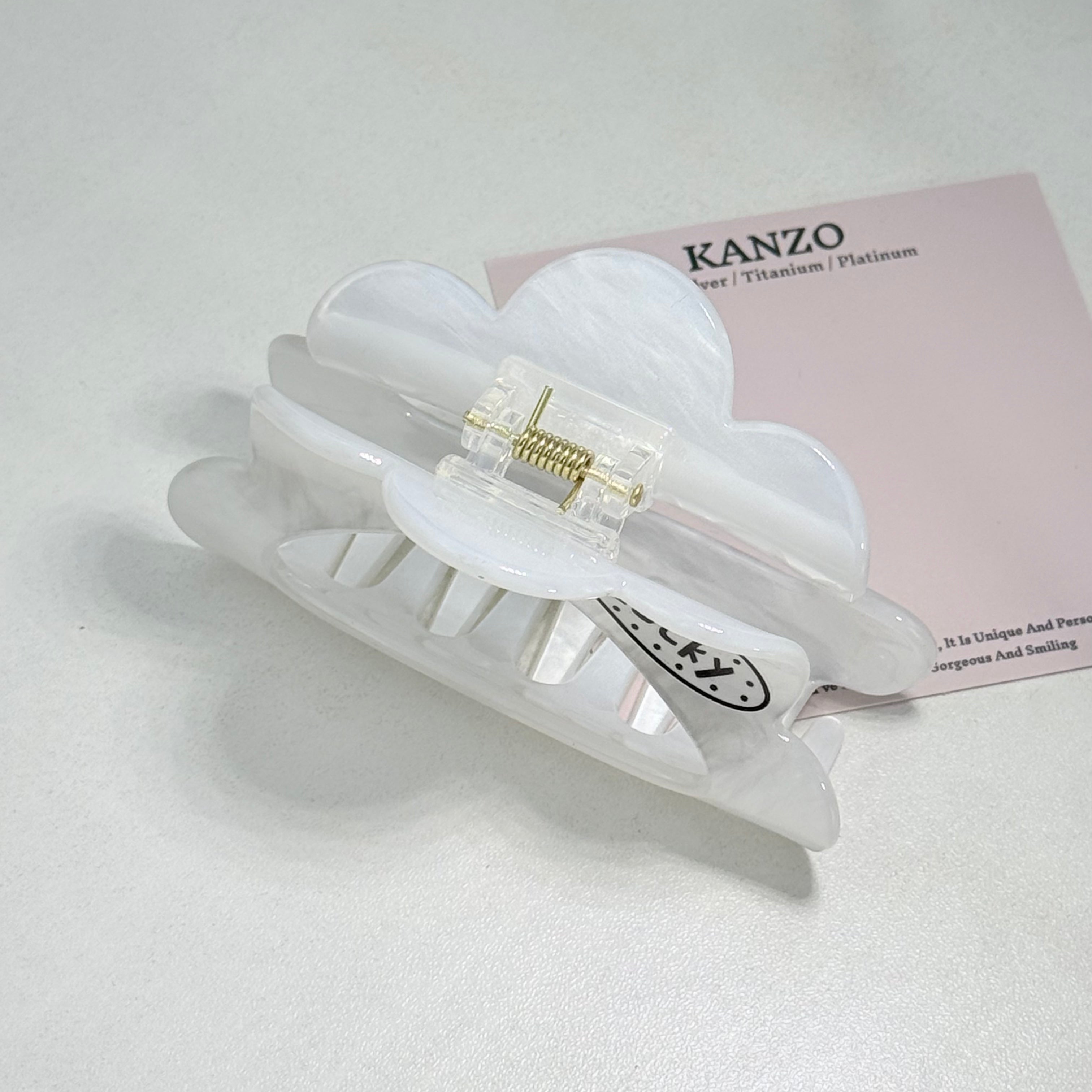 Lucky Cloud Acetate Hair Claw