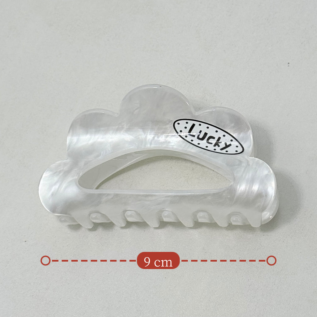 Lucky Cloud Acetate Hair Claw