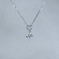 Amour Heart Moissanite 925 Silver Necklace