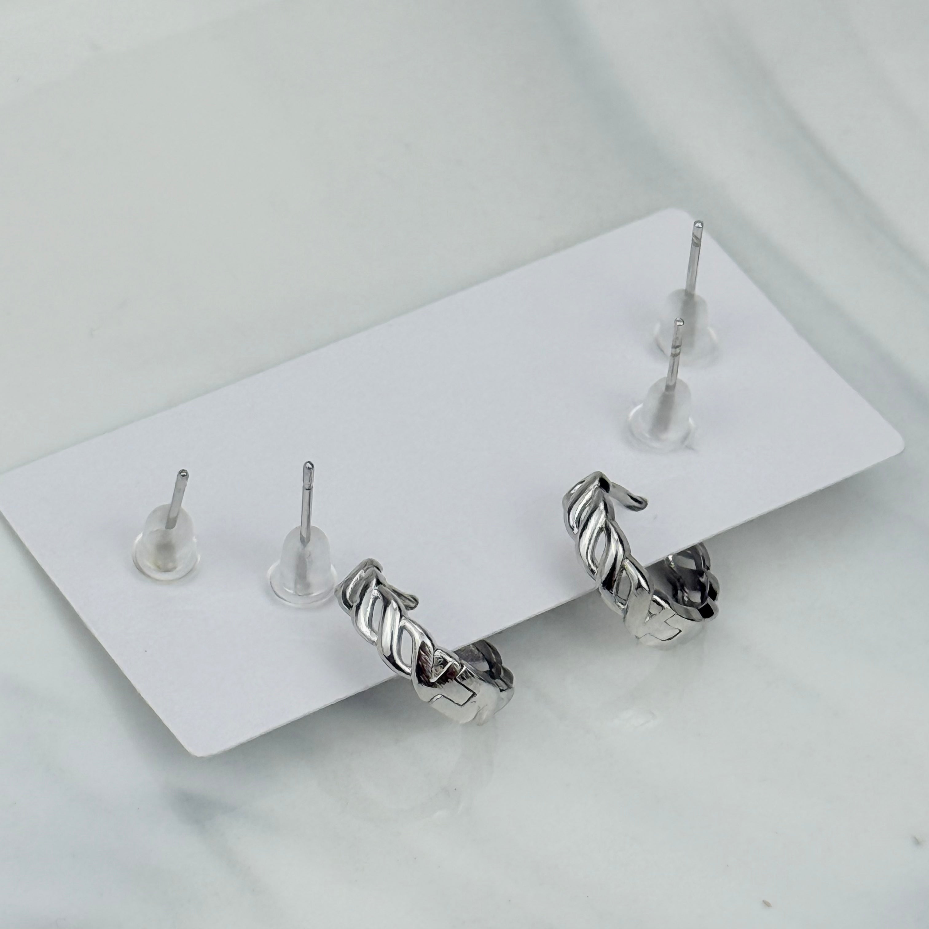 Heart Twist 3-Pair Mixed Earring Set